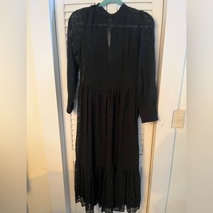 J Crew Black Lace Dress - Size 6T
